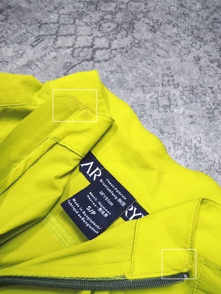 アークテリクス インセンドジャケット◆メンズSサイズ(実寸M程度)/ライム