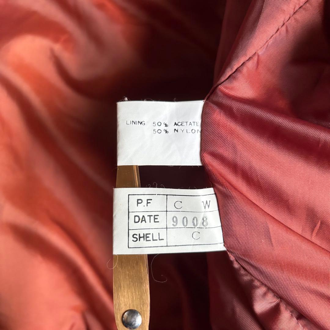 【90s vintage】A-2 フライトジャケット　レザーブルゾン　本革　短丈