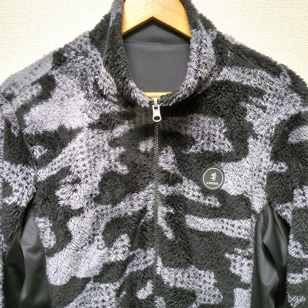ADMRIAL アドミラル ジップアップジャケット リバーシブル 黒 M
