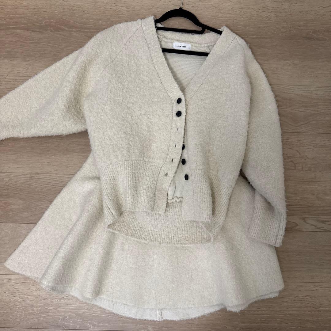 MACHATT カーディガン・スカートセット