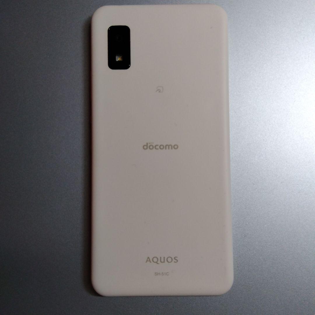 SH-51C AQUOS wish2 ホワイト ドコモ 本体 スマホ 中古
