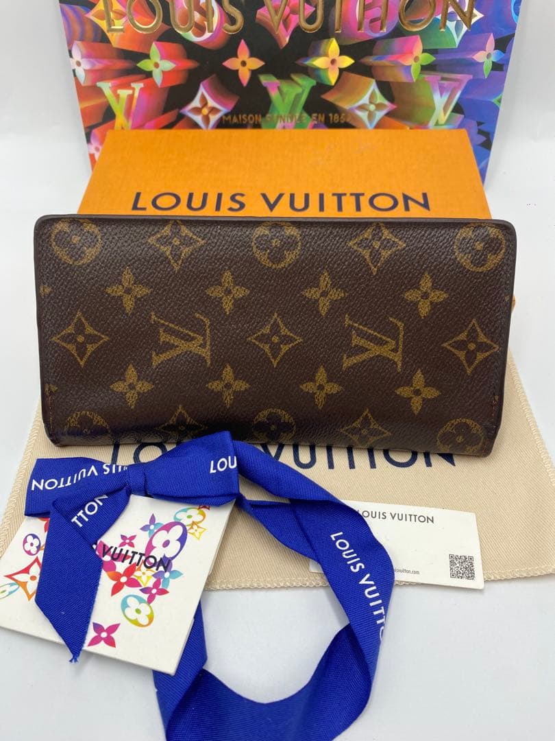 美品 ルイヴィトン モノグラム 長財布 ポルトフォイユ ブラザ 新型