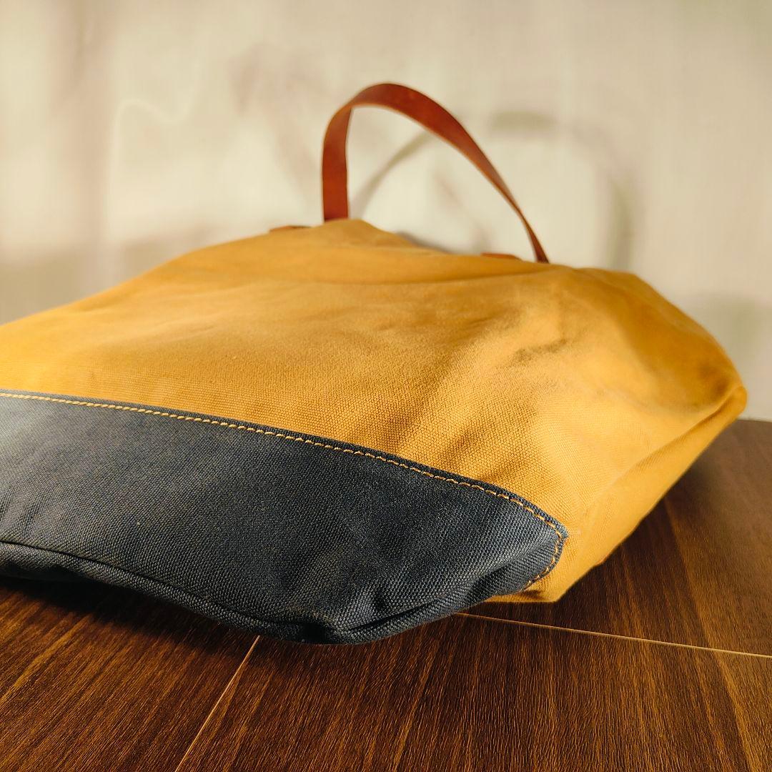 【極美品】Levi’s　キャンバス×本革トートバッグ｜2Horseプレート搭載