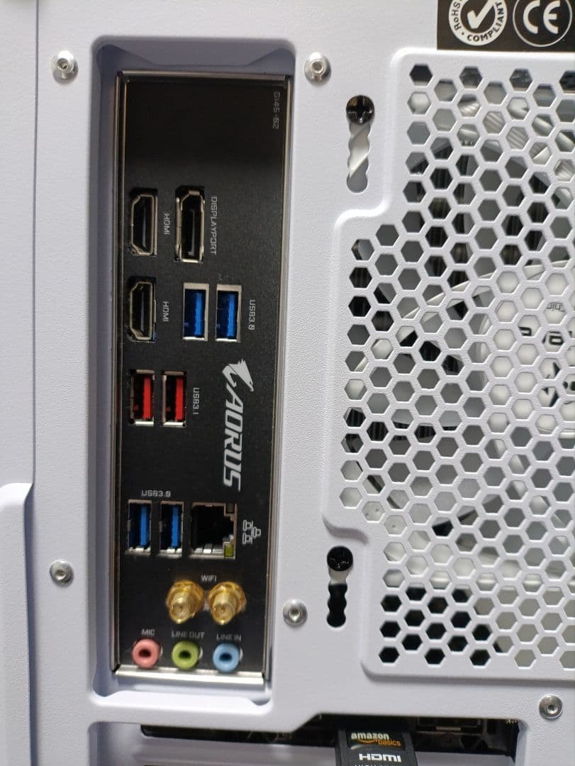 動作快適！Ryzen5搭載ゲーミングパソコン ホワイト