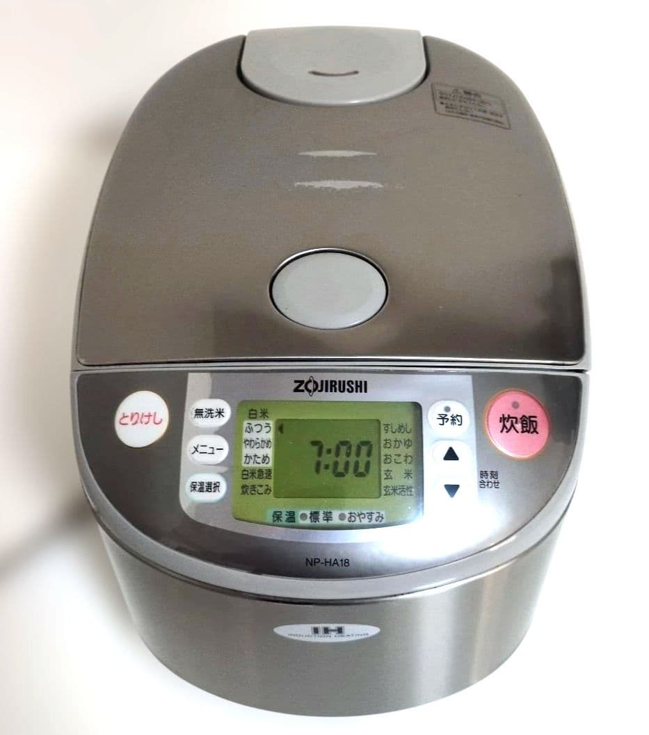 Zojirushi IH炊飯器 NP-HA18 シルバー10合炊き