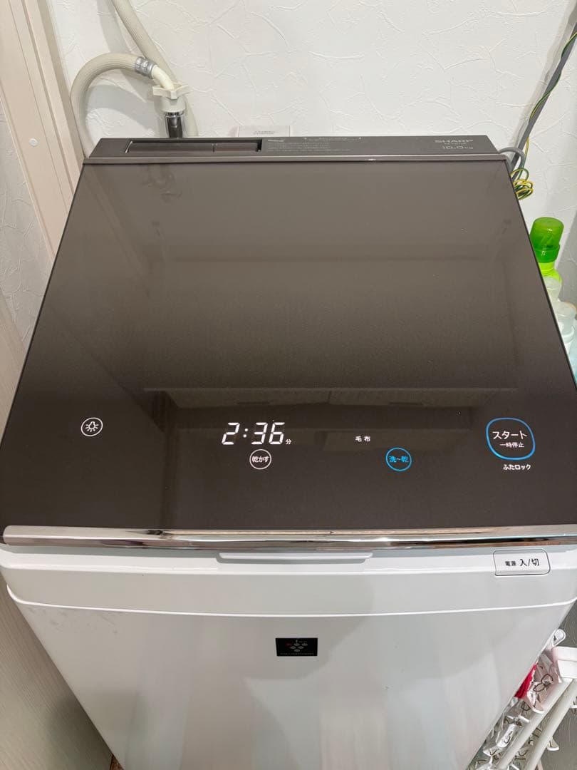 【^_^ 】SHARP 縦型乾燥機 洗濯乾燥機 穴なし槽 洗濯機