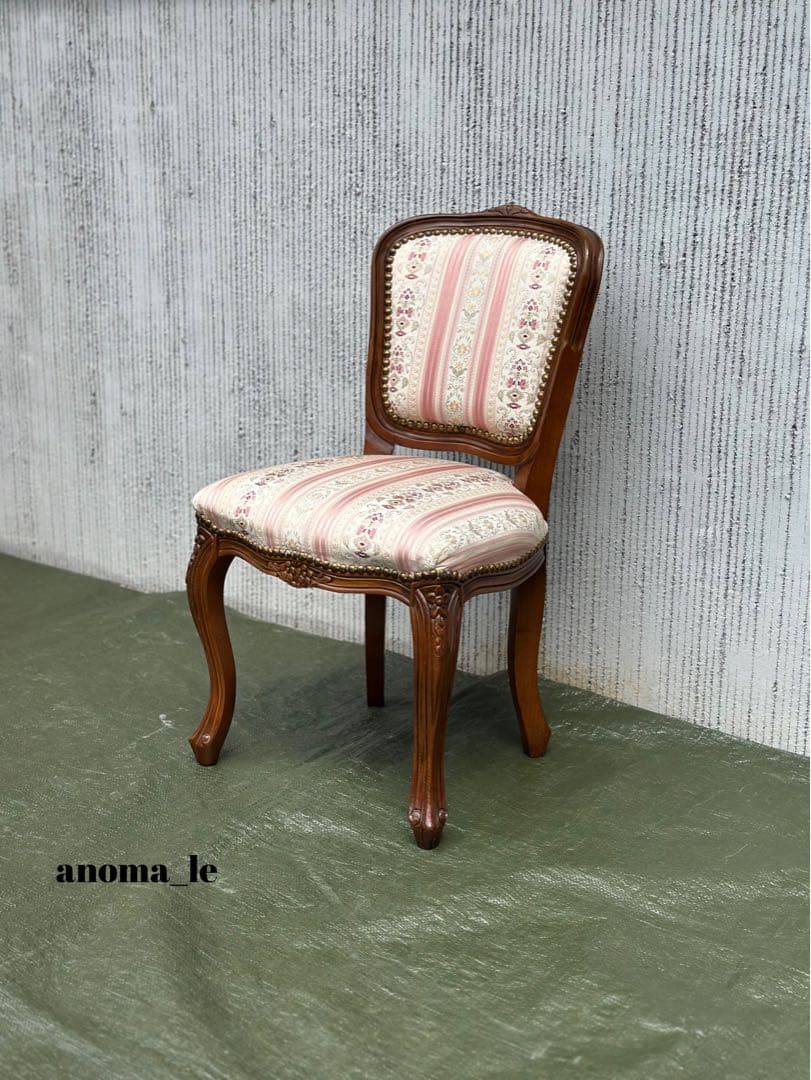 【ドレッサーチェア】木製　猫足　ロココ調　アンティークヴィンテージ◎