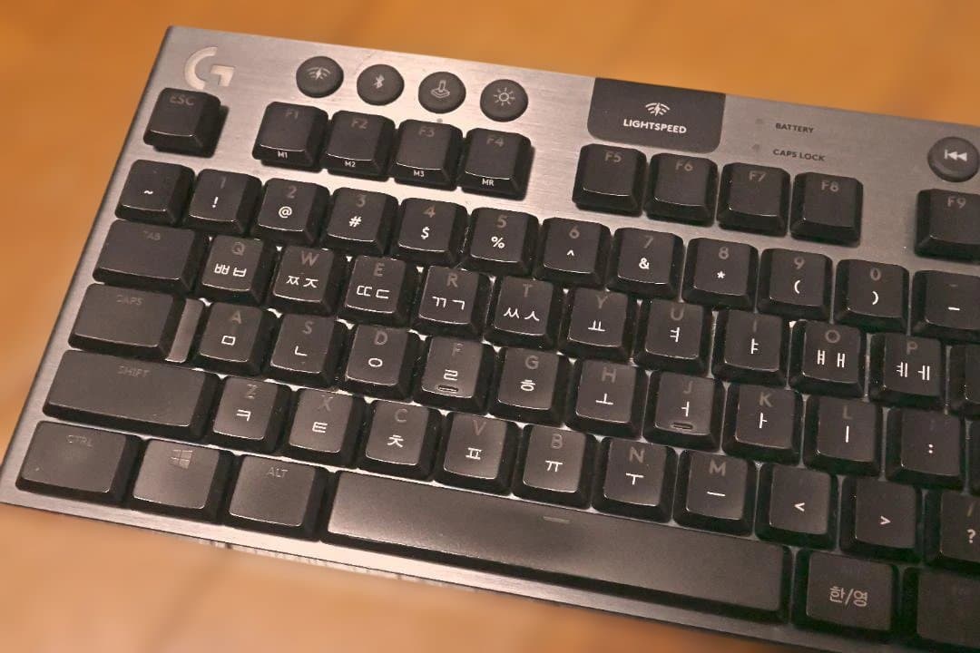 LOGICOOL - G915 TKL ワイヤレスキーボード 韓国語 US配列