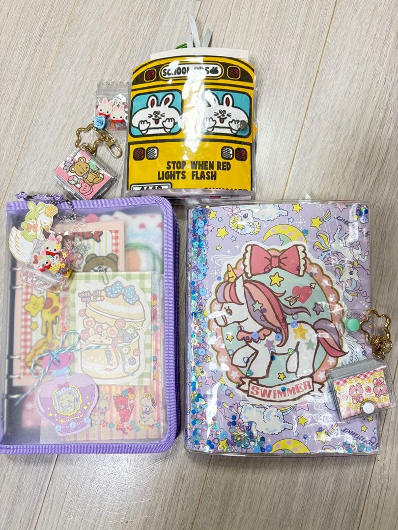 SWIMMER ユニコーン柄 A5２冊　Ｂ７１冊