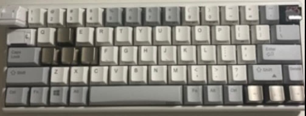 Niz atom66 静電容量無接点方式ワイヤレスキーボード　バックライト付き