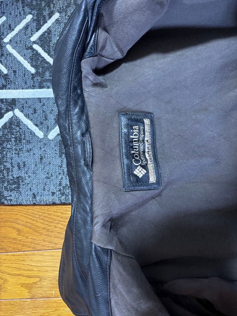 columbia コロンビア　レザージャケット　XLサイズ