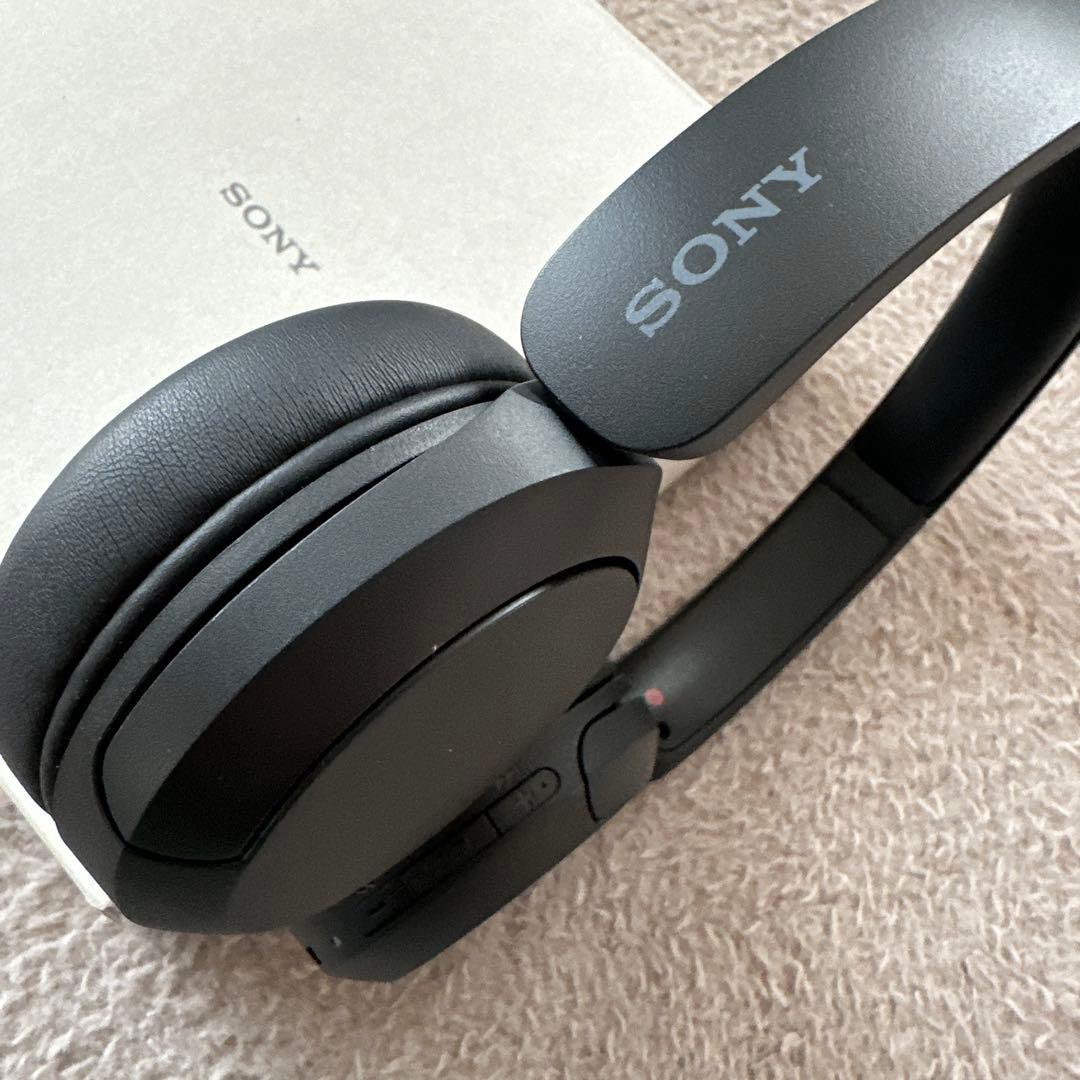 SONY ワイヤレスヘッドホン ブラック 本体