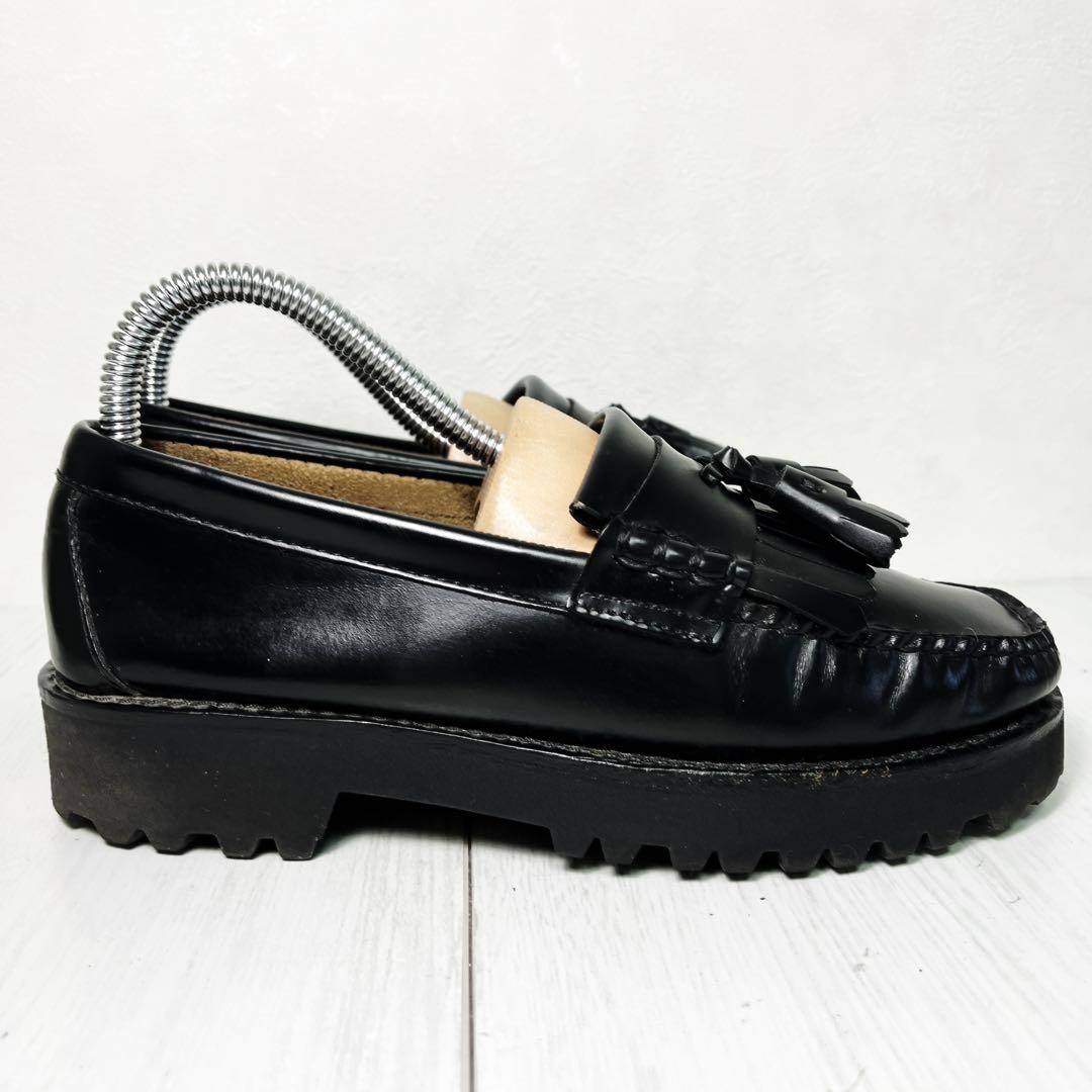 【人気】✨G.H.BASS ローファー 23㎝ 厚底　タッセルローファー