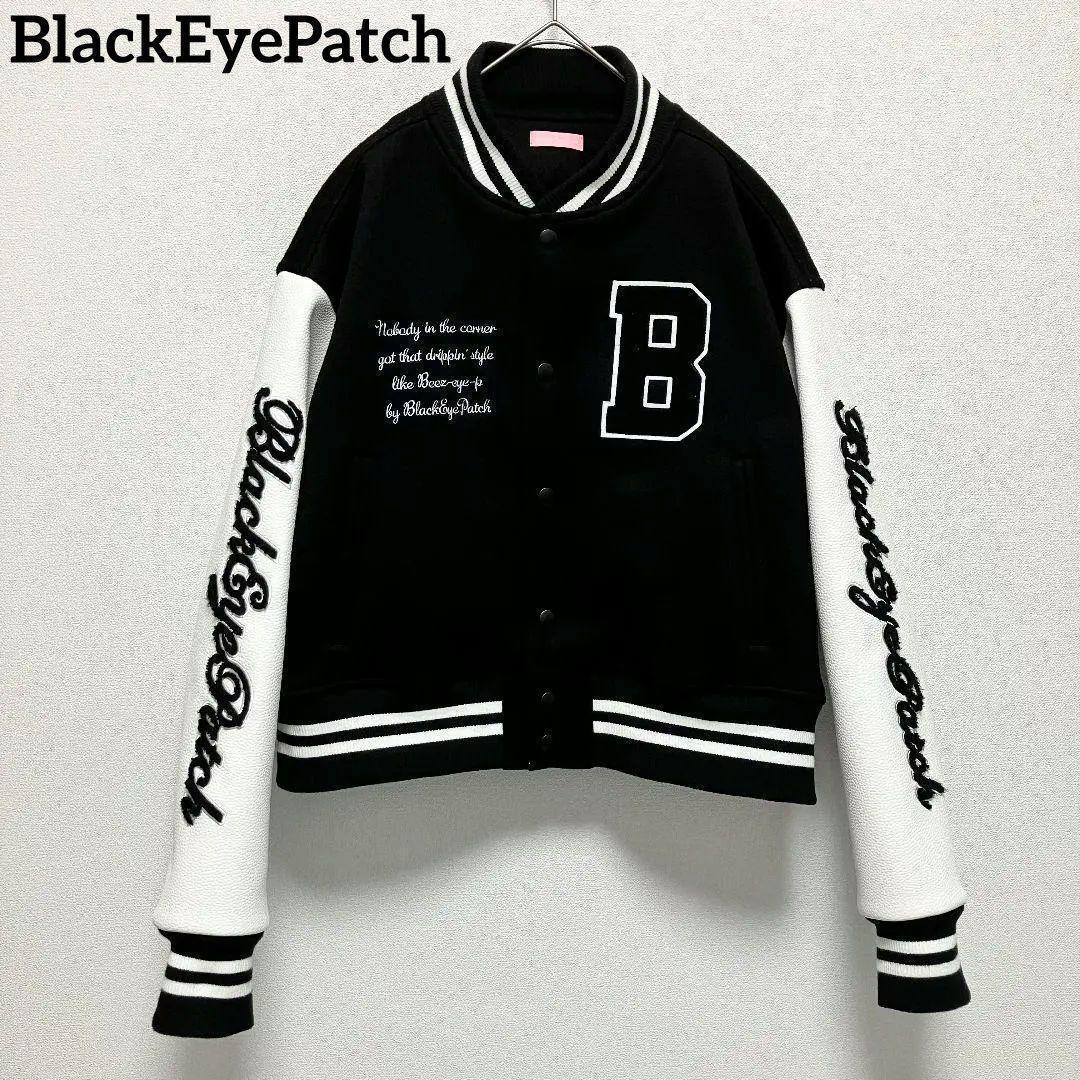 ✨極美品✨BlackEyePatch ボンバージャケット 取扱い注意 黒・白