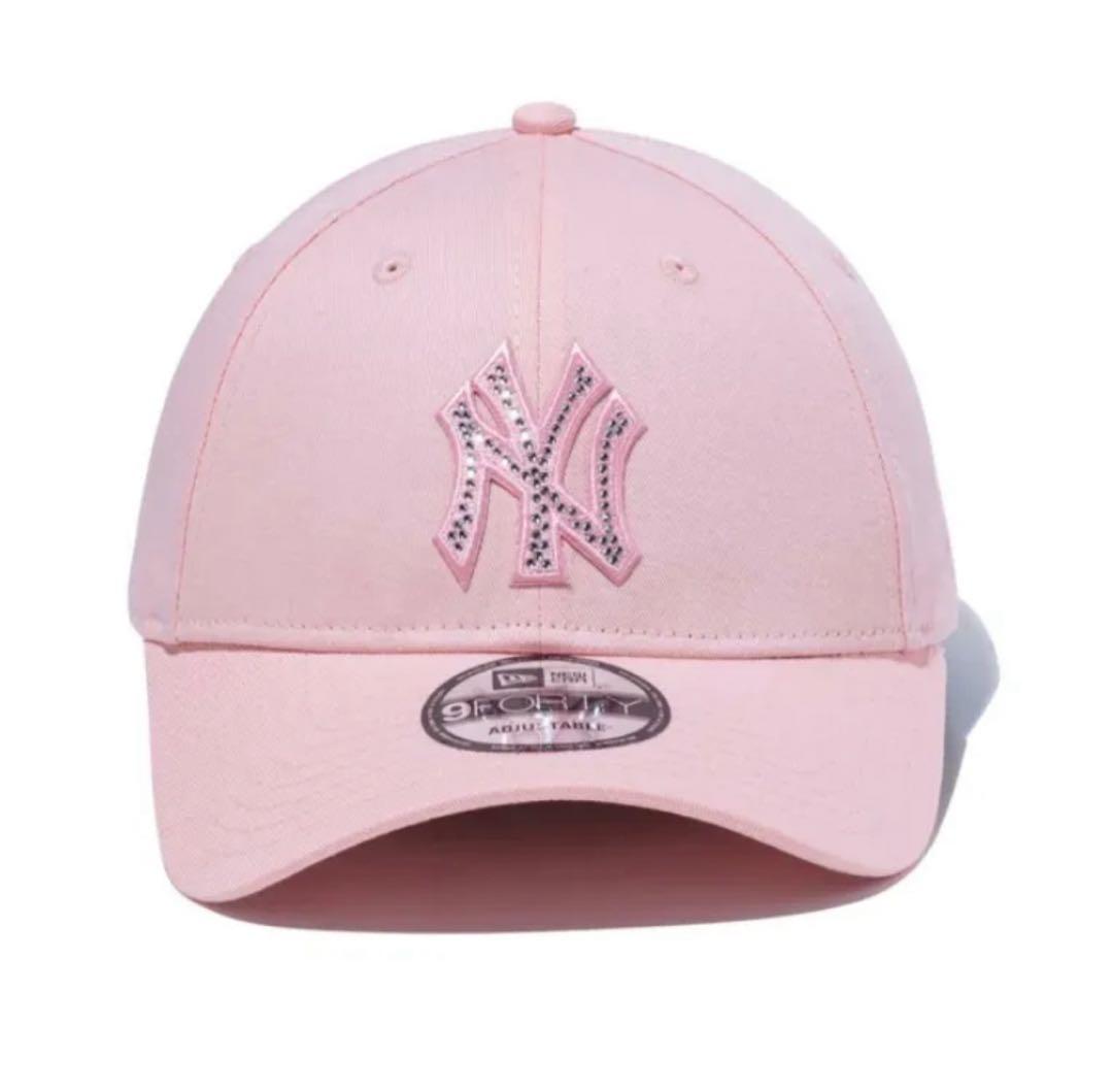 ニューエラ 9FORTY Rhinestone ラインストーン ピンク