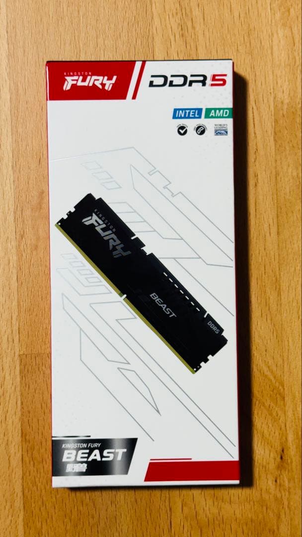 メモリー Kingston FURY Beast DDR5 16GB 5200MHz