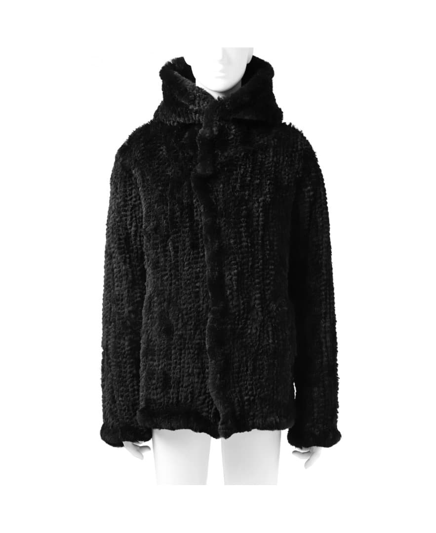 【希少 L 】BACKLASH バックラッシュ ラビットファーフーディー