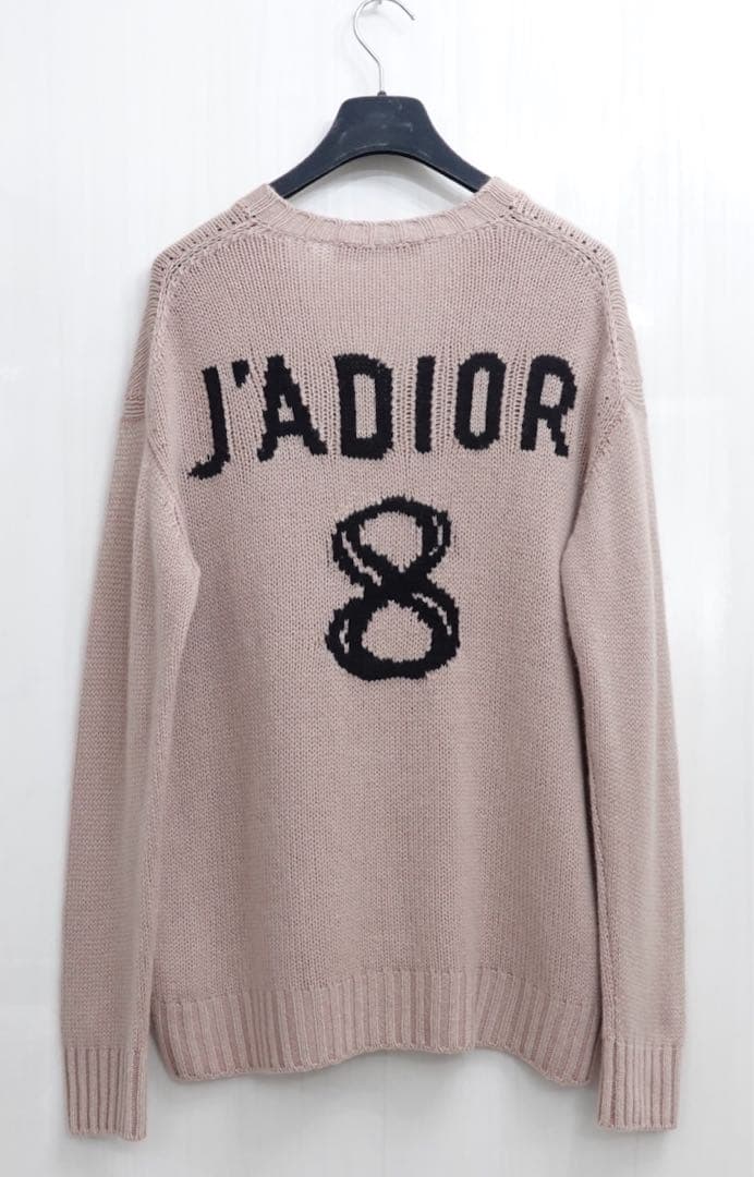 ディオール　J'ADIOR 8　カシミア　ニット　セーター　ピンクベージュ　36