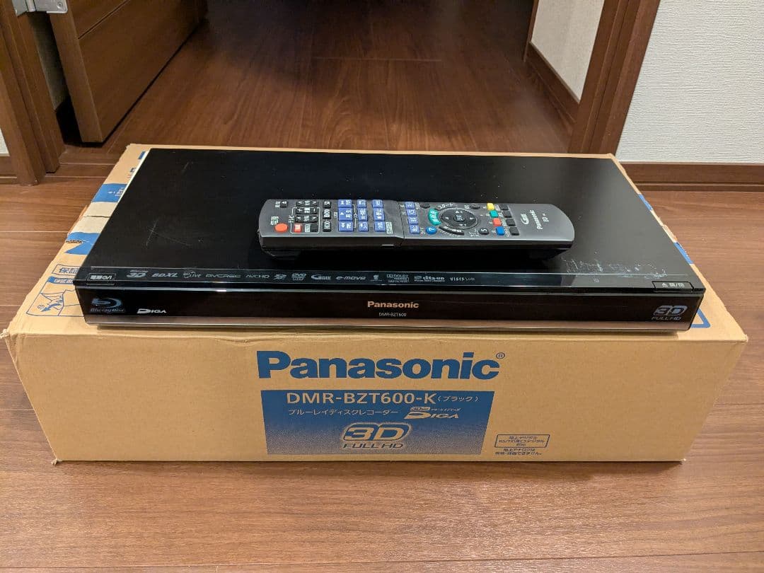 Diga Panasonic DMR-BZT600 ブルーレイレコーダー