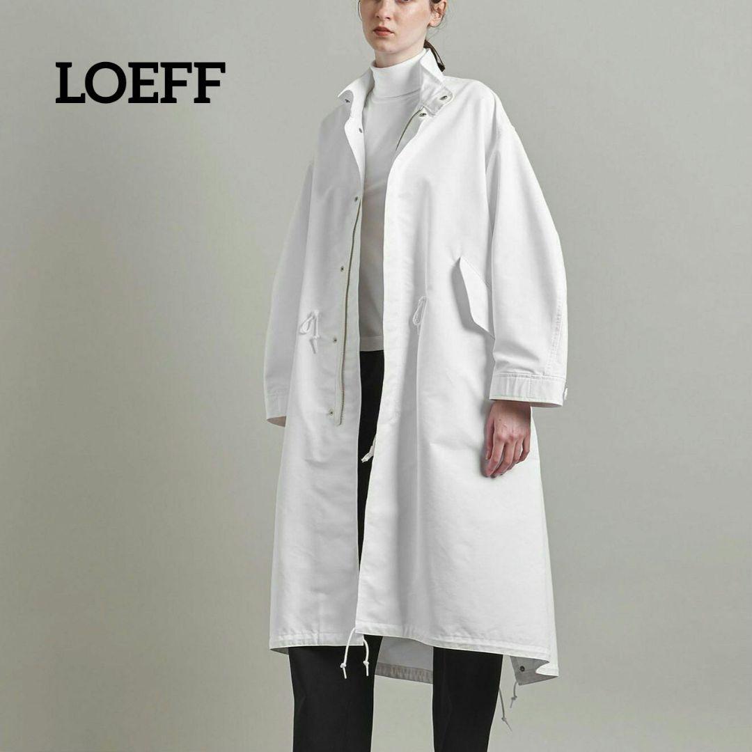 LOEFF ロエフ　スタンドカラー　ミリタリーコート　ロングコート　ユニセックス