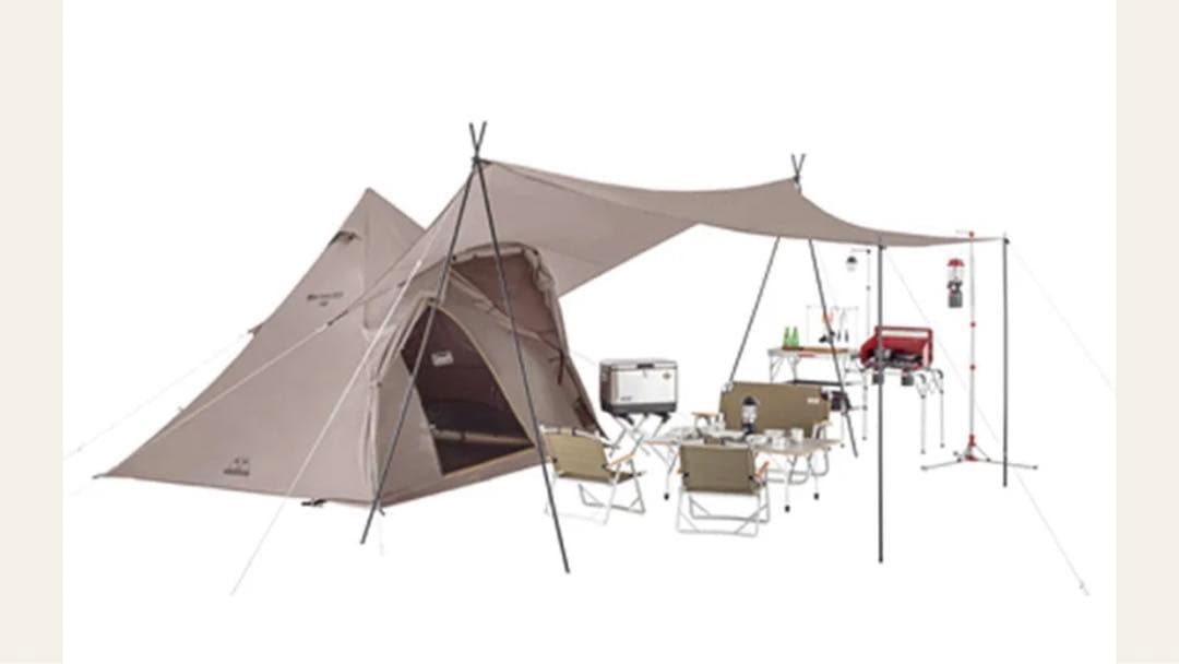 コールマン　ワイドティピーとヘキサタープ