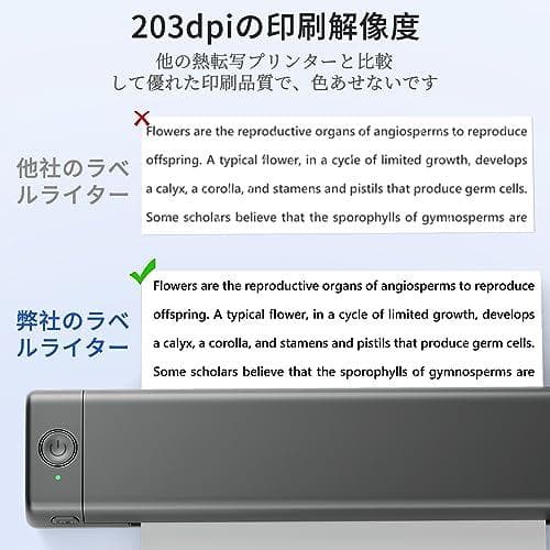 Itari M08F-A4 携帯モバイルプリンタコピー機 家庭用portablA