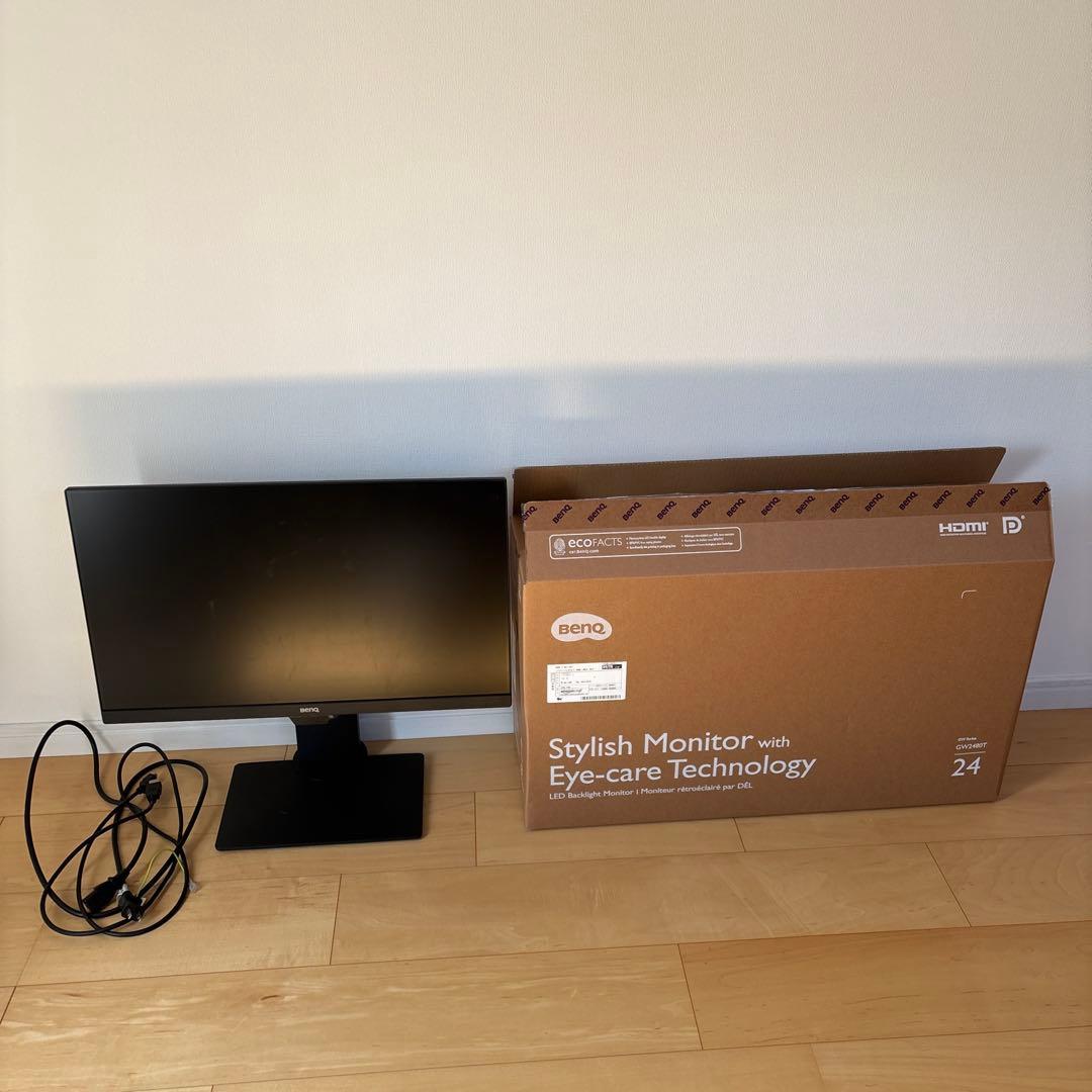 BenQモニターGW2480T 23.8型 ワイド 画面回転 縦置き