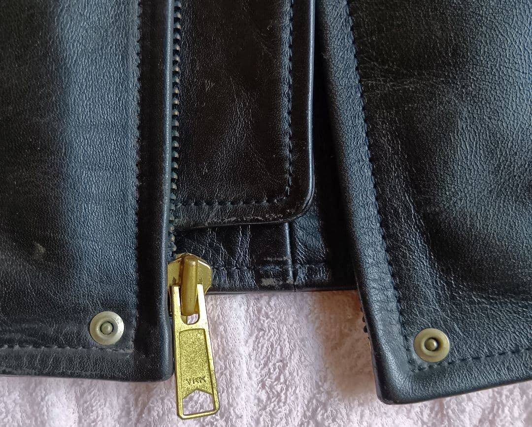 フェローズ　レザー・ジャケット（馬革）　ブラック　サイズ 40（メンズL）