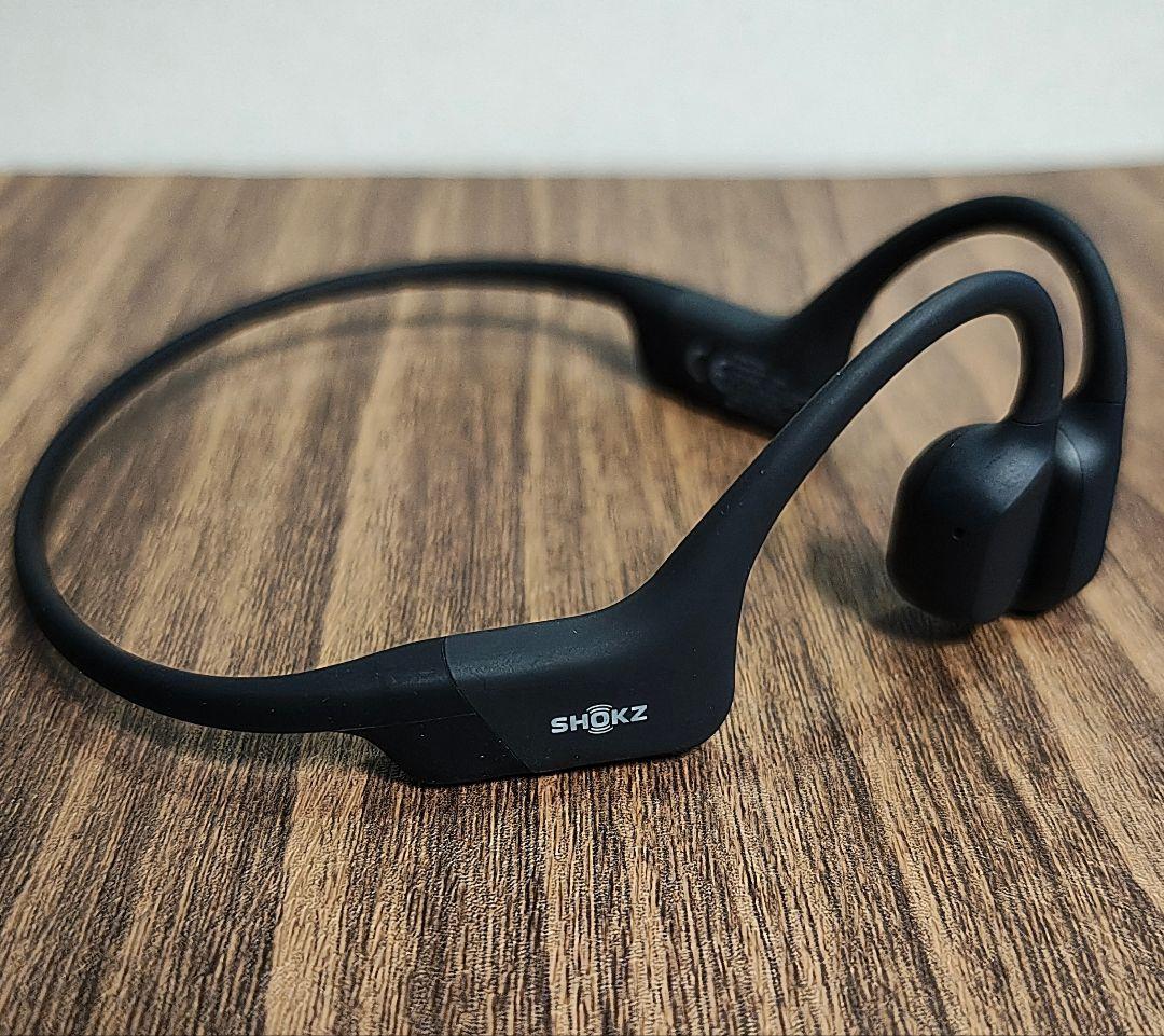 《美品》SHOKZ OpenRun S803 骨伝導イヤホン ブラック
