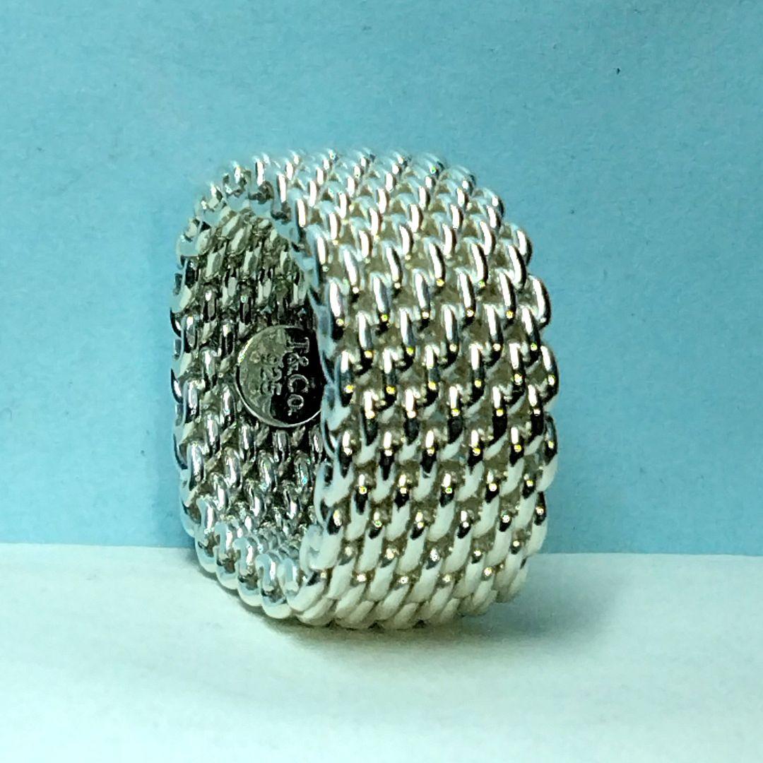 ティファニーサマセットリング 16号～17号　新品仕上げ　ほぼ無傷未使用に近い