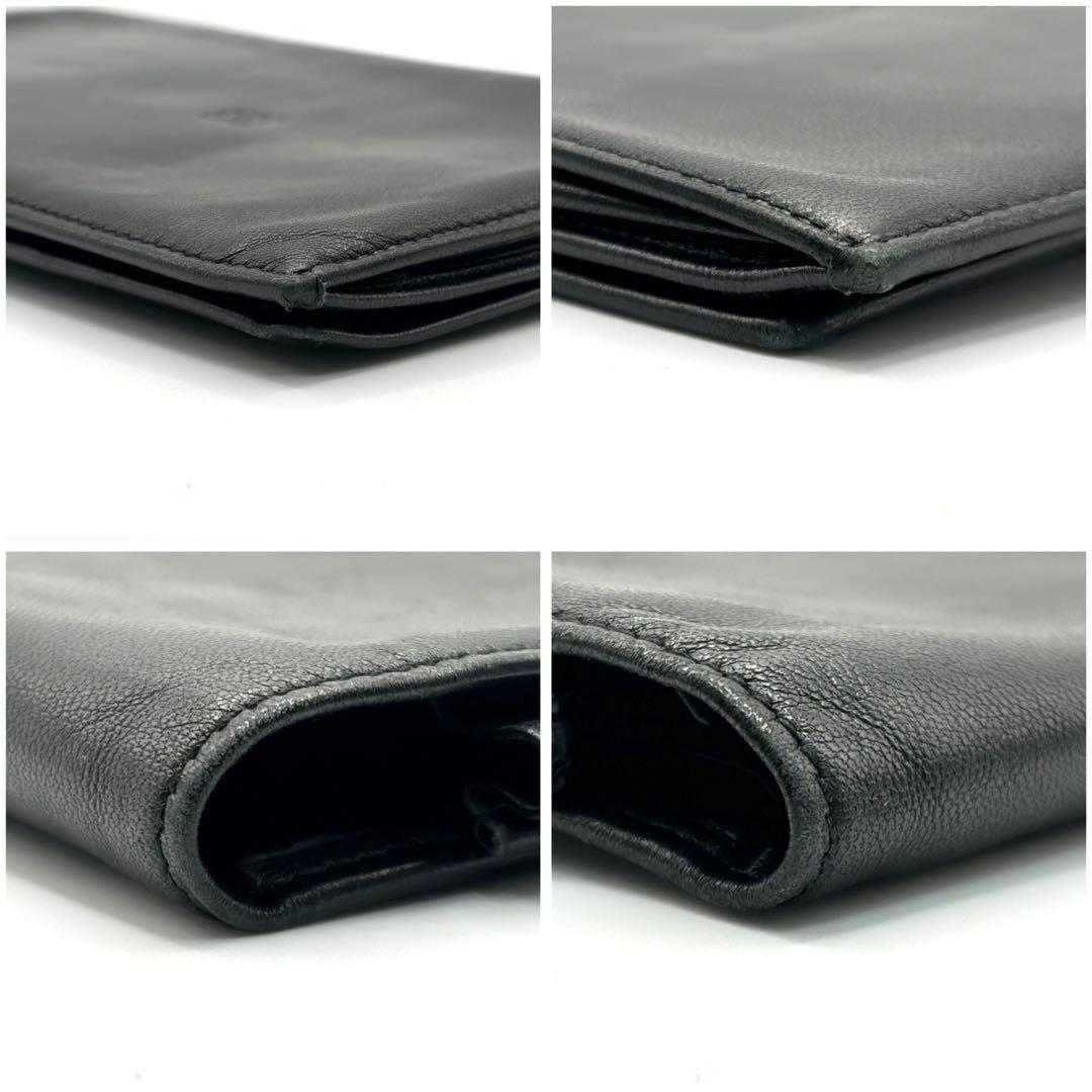 【正規品】LOEWE ロエベ 長財布 アナグラムロゴ型押し レザー 黒 男女兼用