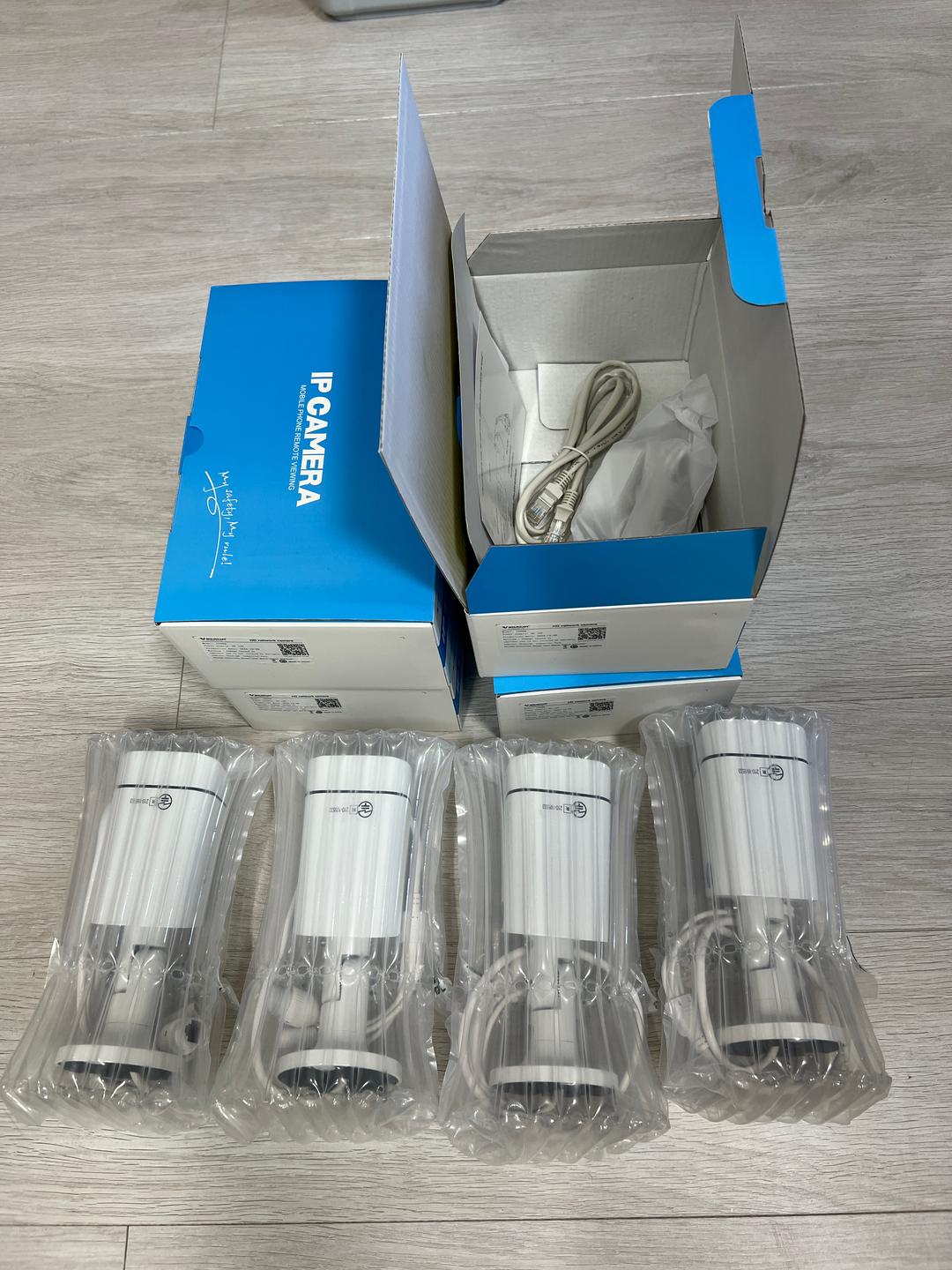 POE防犯カメラ4台セット ONVIF対応 400万画素「CS58Q-POE4」