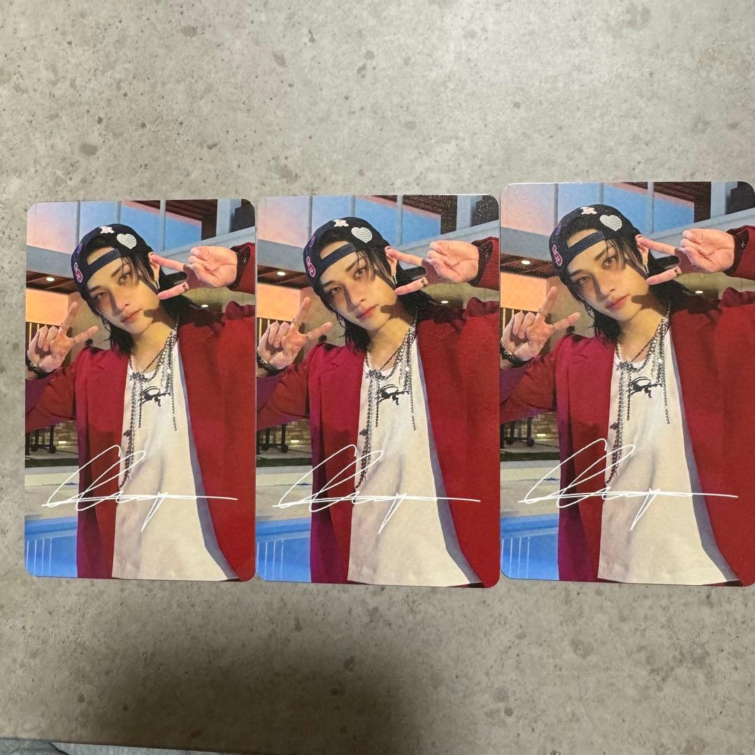 straykids スキズ　バンチャン　HMV トレカ　ラキドロ　サイン　3枚