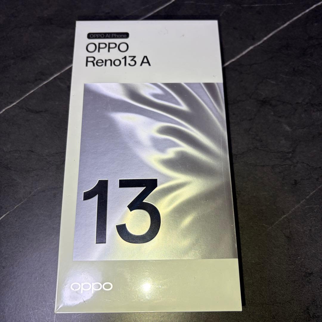 【未使用品】OPPO Reno13 A アイスブルー　SIMフリー端末