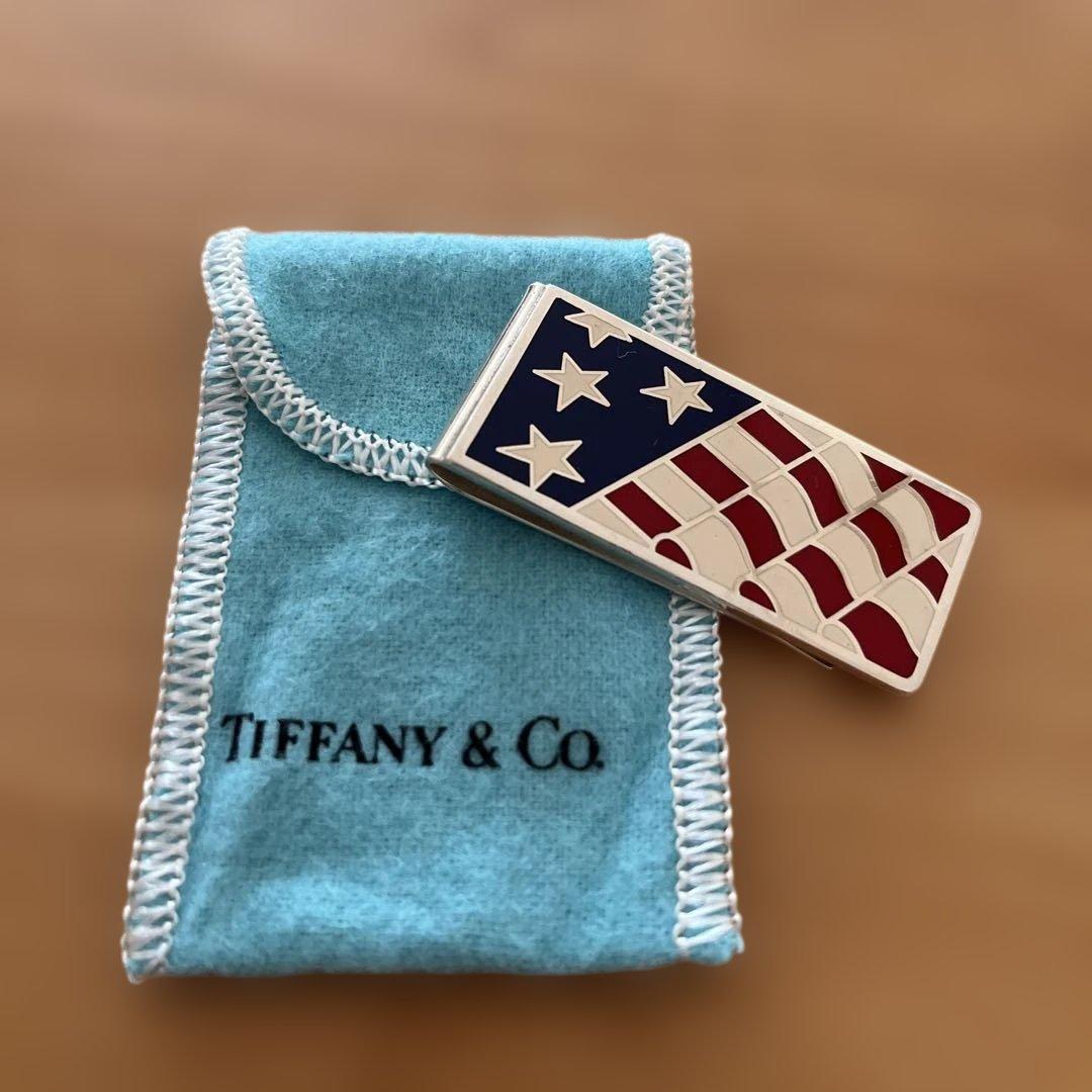 USED⭐︎Tiffany & Co. アメリカ国旗 マネークリップ
