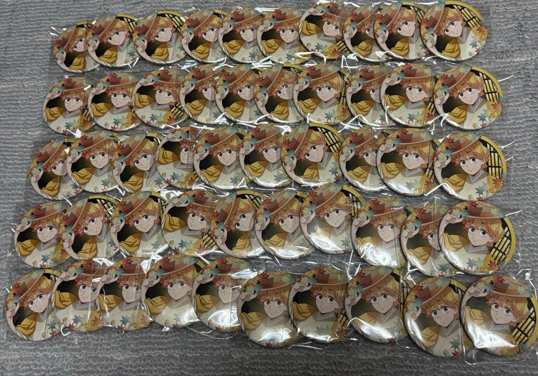 公*o様 鬼滅の刃 京まふ 我妻善逸 缶バッジ 50個