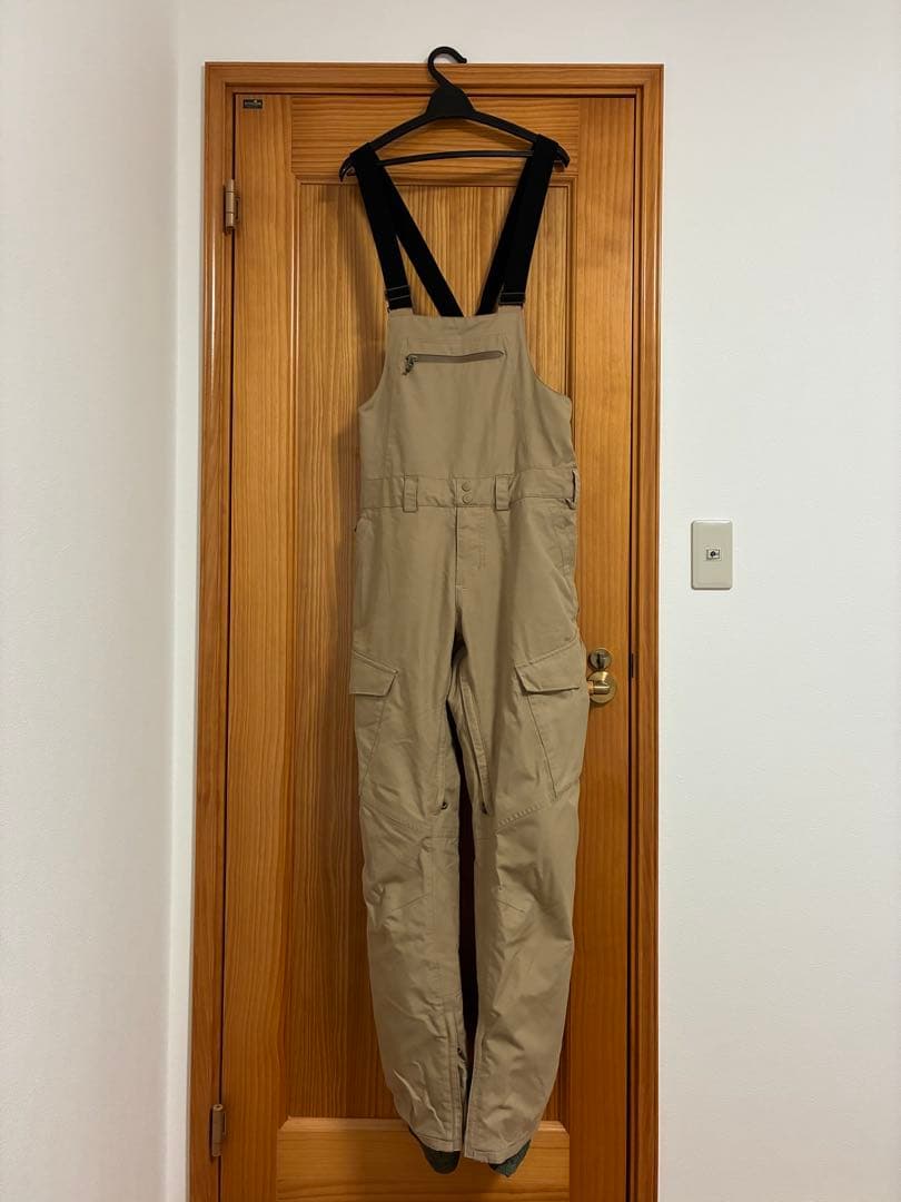 BURTON ベージュオーバーオール・ビブパンツ