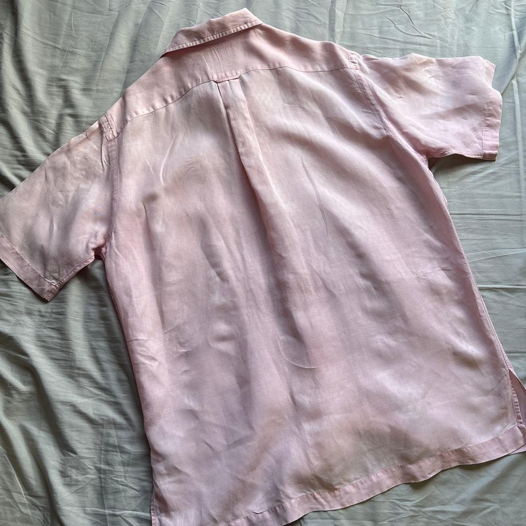 【90s】Ralph Lauren CALDWELL ピンク シルク リネン