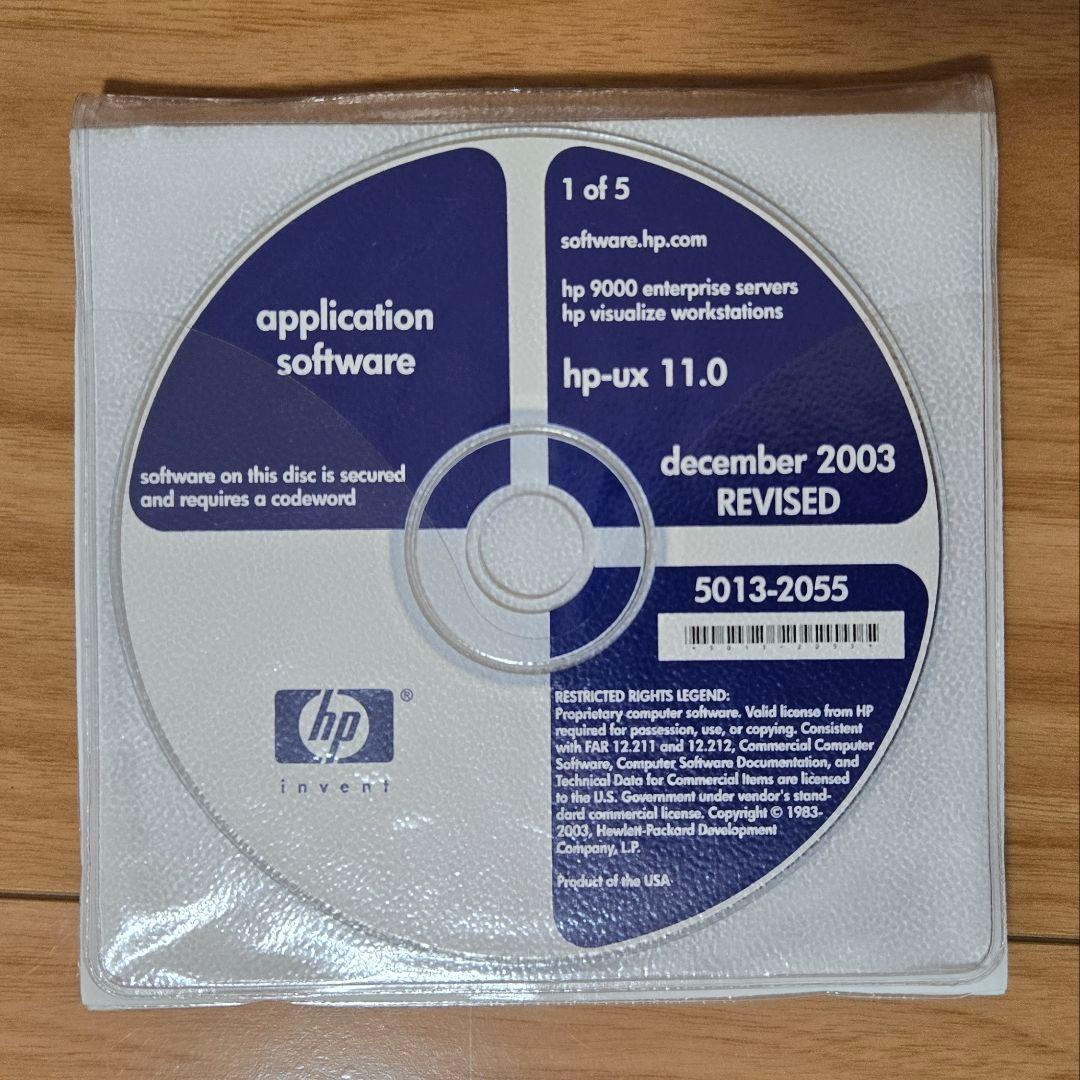 hp-ux 11.0 operating system　メディア9枚
