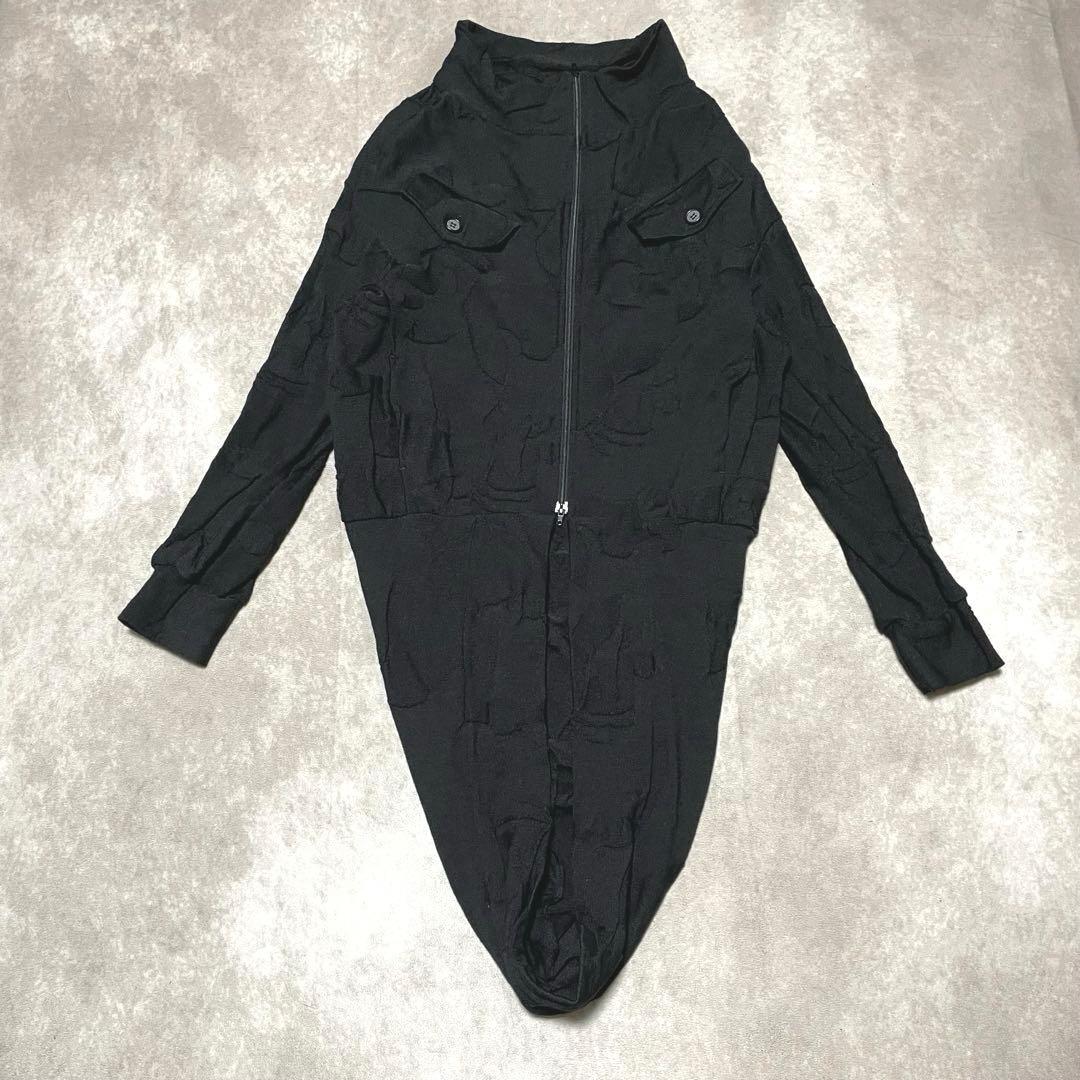 希少　ワイズ　Y's　ヨウジヤマモト　変形ニットジャケット　ジップカーディガン