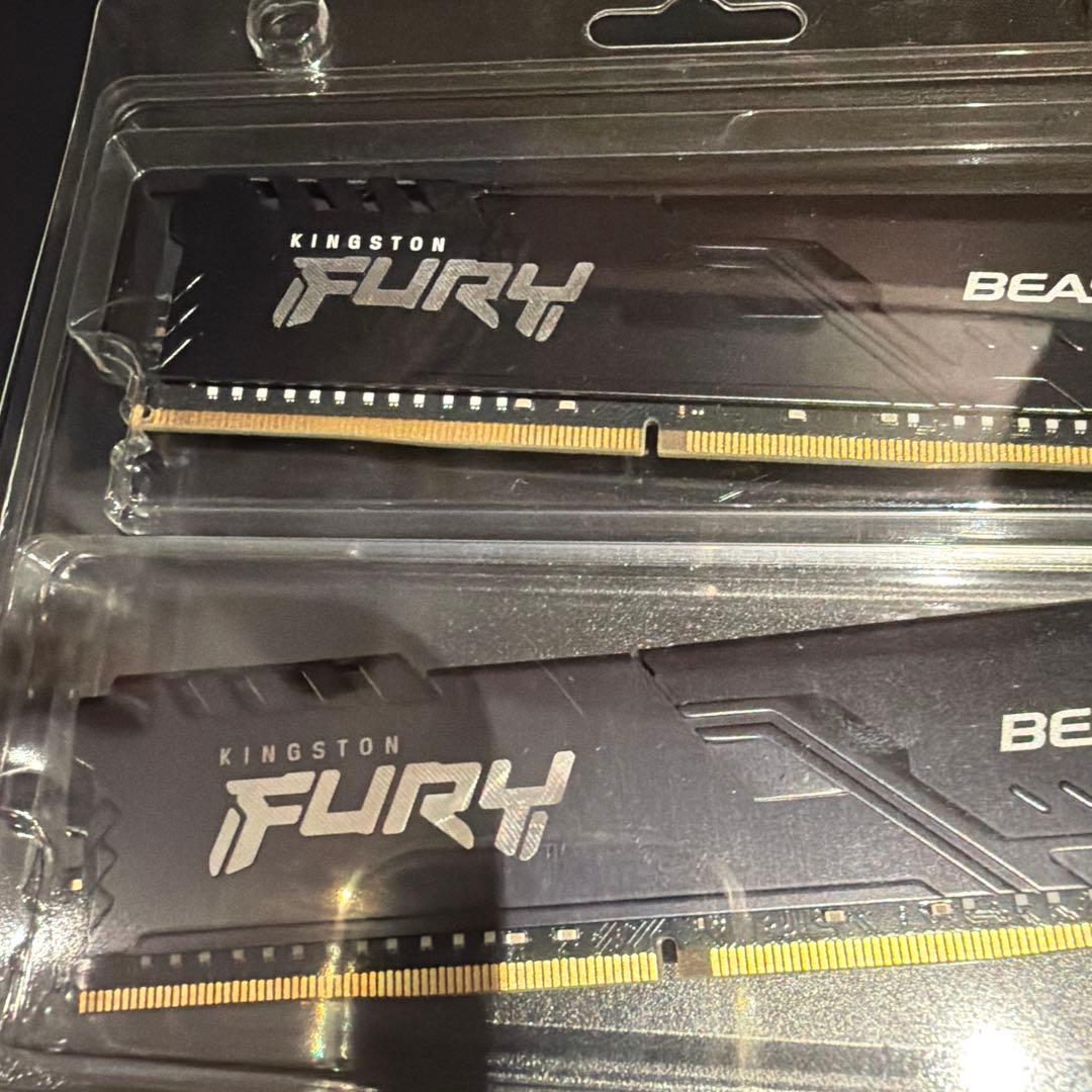 KINGSTON FURY BEAST DDR4 16GB 2枚