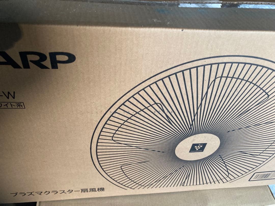 【新品】SHARP プラスマクラスター扇風機 ホワイトPJ-R3AS-W 未開封