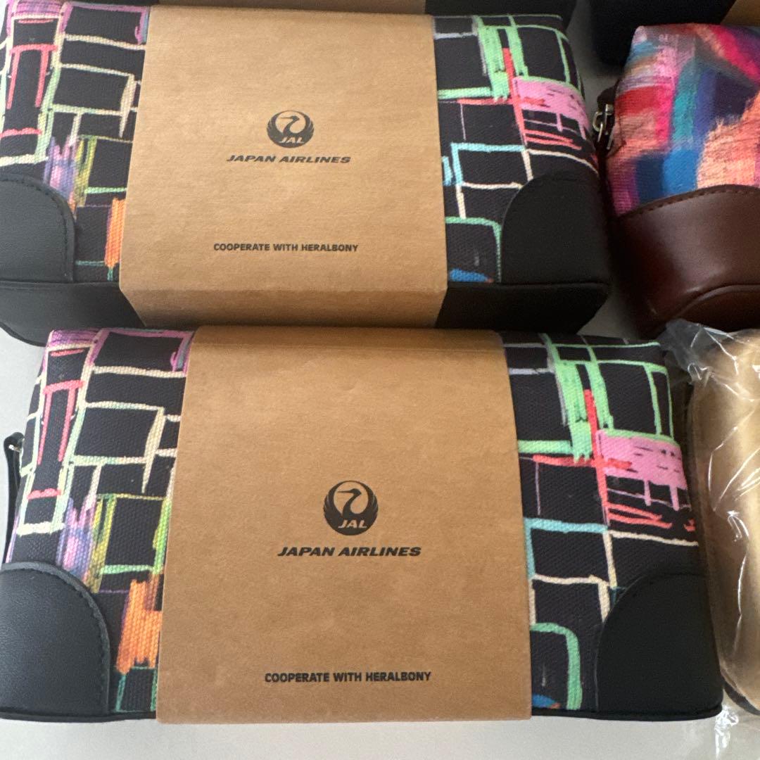 JAL ファーストクラストラベルポーチ9個