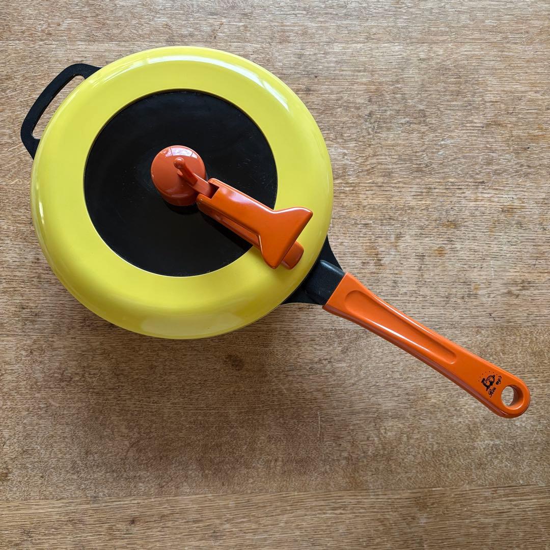 平野レミ レミパン 蓋付き 未使用品 REMI PAN イエロー