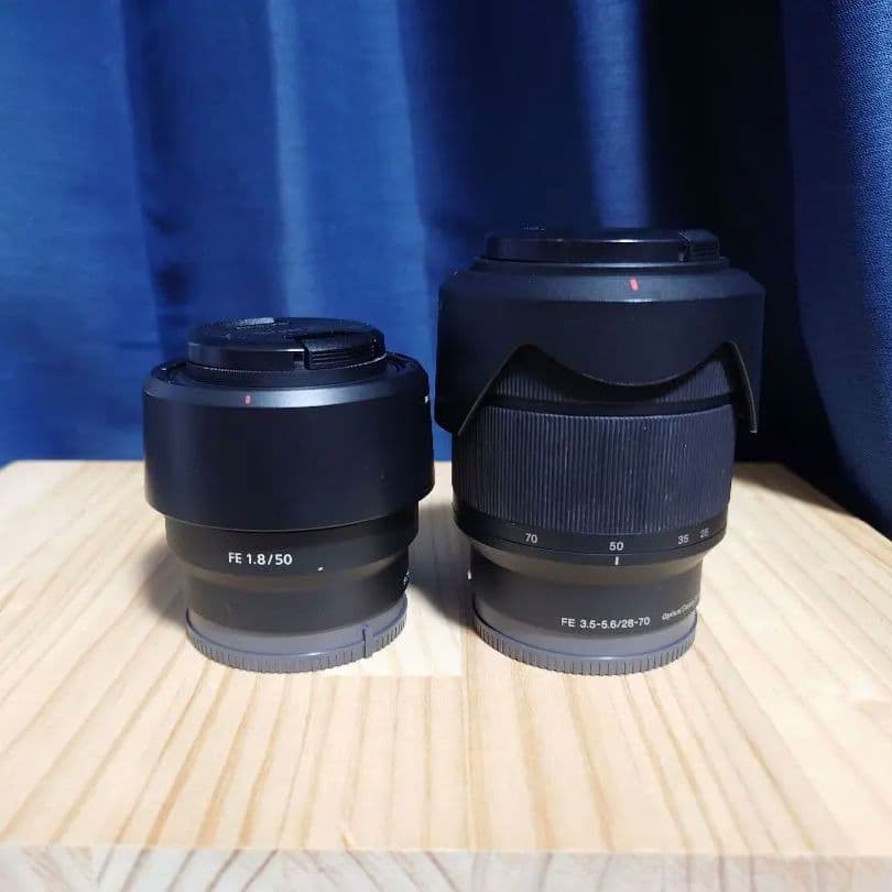 SONY SEL50F18F & SEL2870 レンズセット