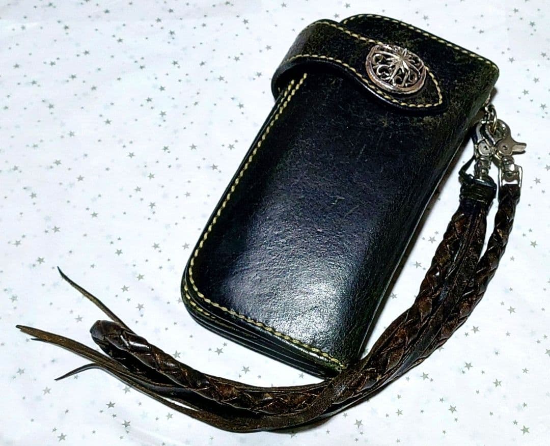 ☆SAAD サード 長財布 本革サドルレザーカスタムロングウォレット＆ロープ