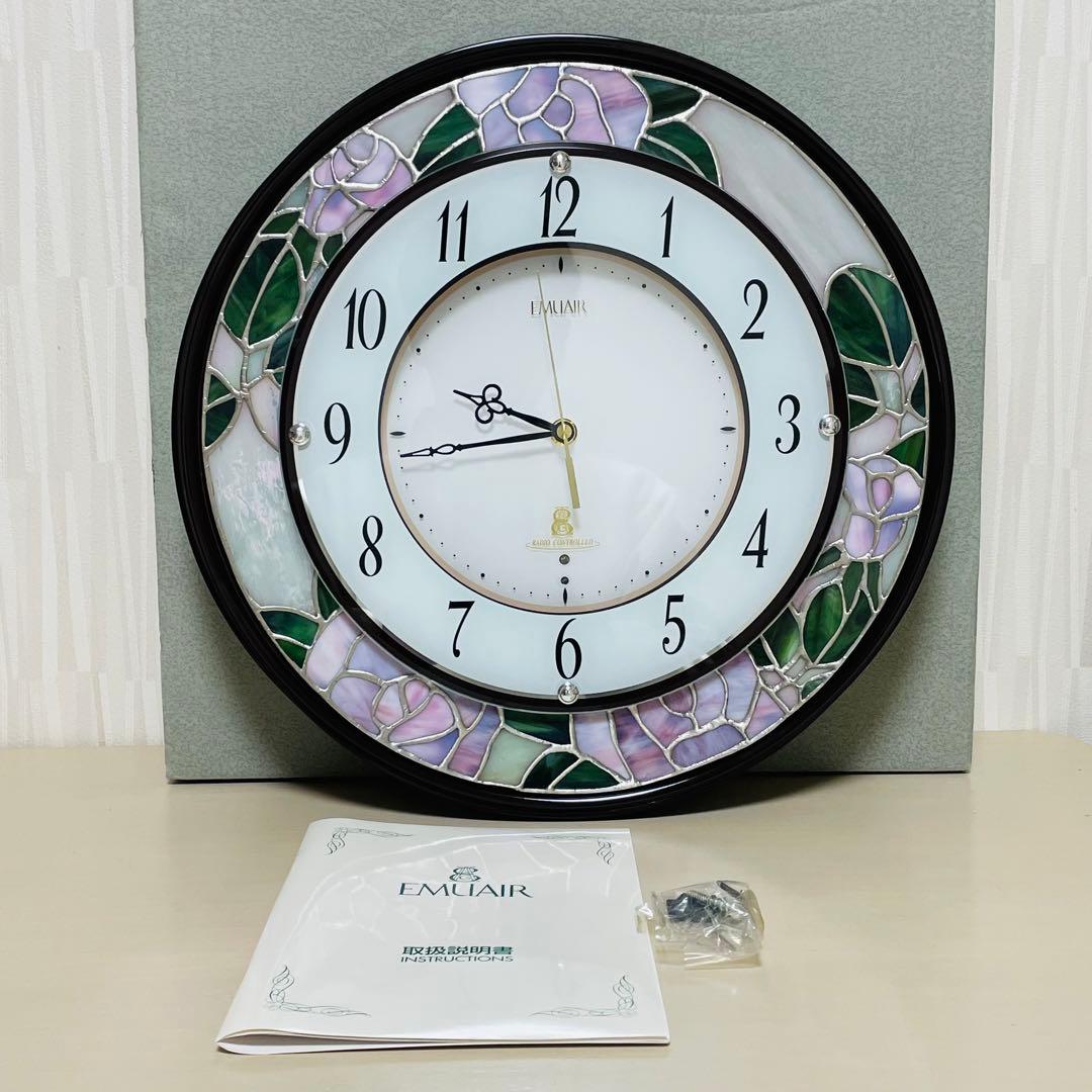 廃盤 RHYTHM リズム 掛時計 エミュエール M8F