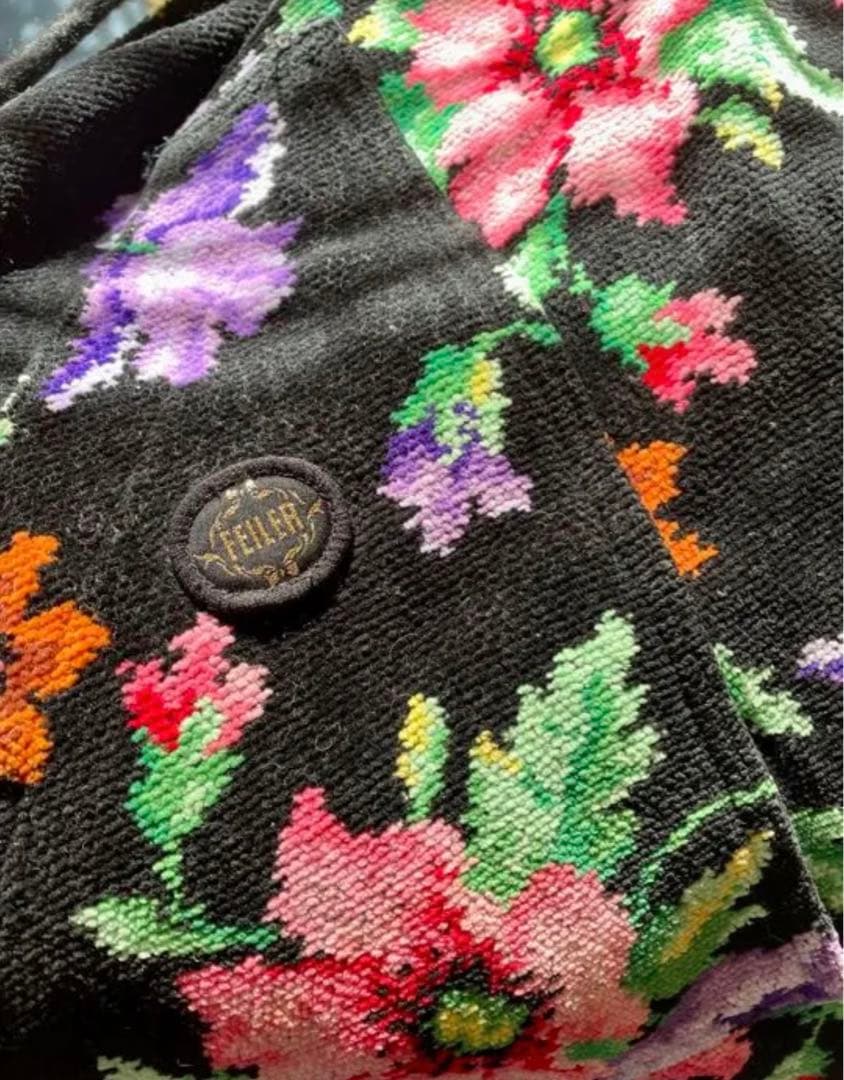 値下げ　フェイラー エプロン　ポピーズ　希少